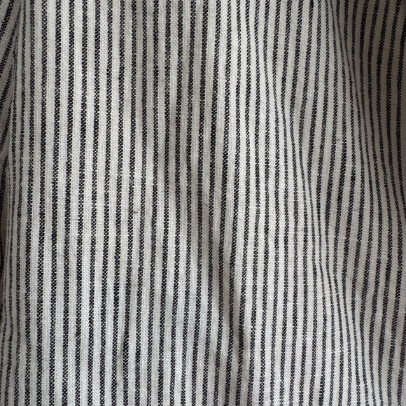 Old Navy Linen Blend Striped Blazer Women’s Size Small - Picture 5 of 10